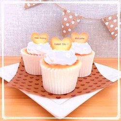 画像1: 【オーダー】ウェルカムカップケーキのメモスタンド&オブジェ