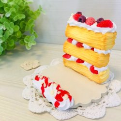 画像1: さくさく苺パイのスマホスタンド